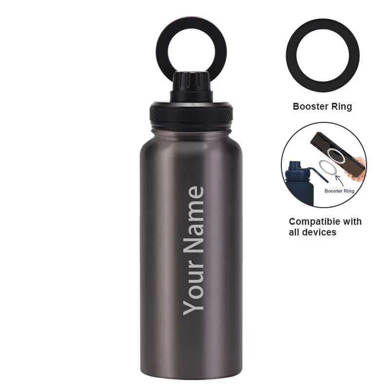 Magnetic Hydration Tumbler with Phone Holder™