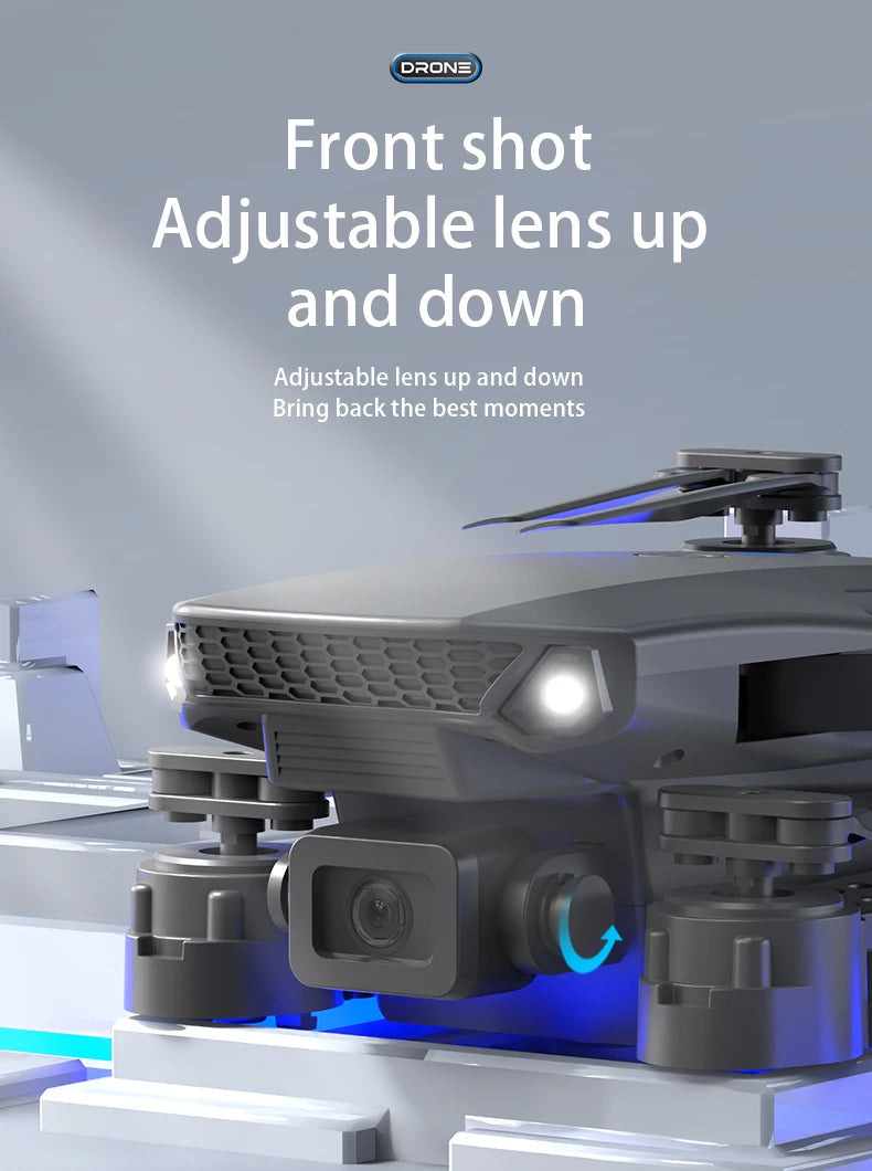 KBDFA E88Pro Drone Profesional 4K HD Dual Camera 5000 Meter Remote Control Distance Helicopter Foldable WIFI FPV Quadcopter Dron