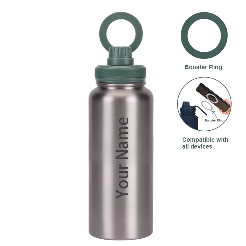 Magnetic Hydration Tumbler with Phone Holder™