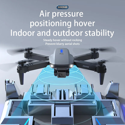 KBDFA E88Pro Drone Profesional 4K HD Dual Camera 5000 Meter Remote Control Distance Helicopter Foldable WIFI FPV Quadcopter Dron